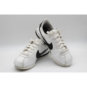 Nike Boys Cortez Basic SL GS White Black 904764-102 Kids Shoes Sz 5.5Y - EUC
